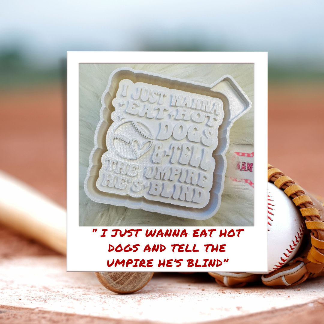 Baseball life freshie mold