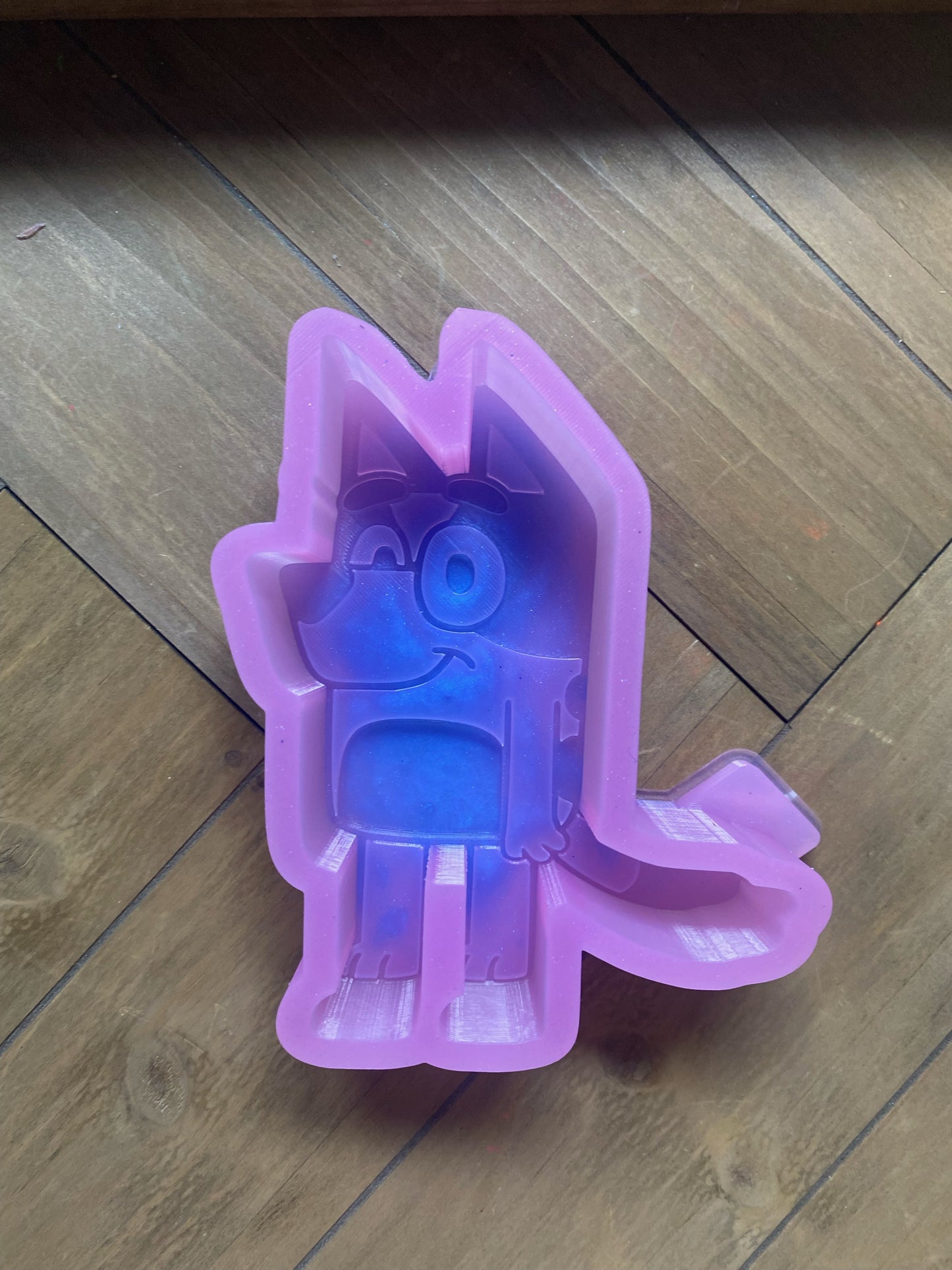 Blue dog freshie mold