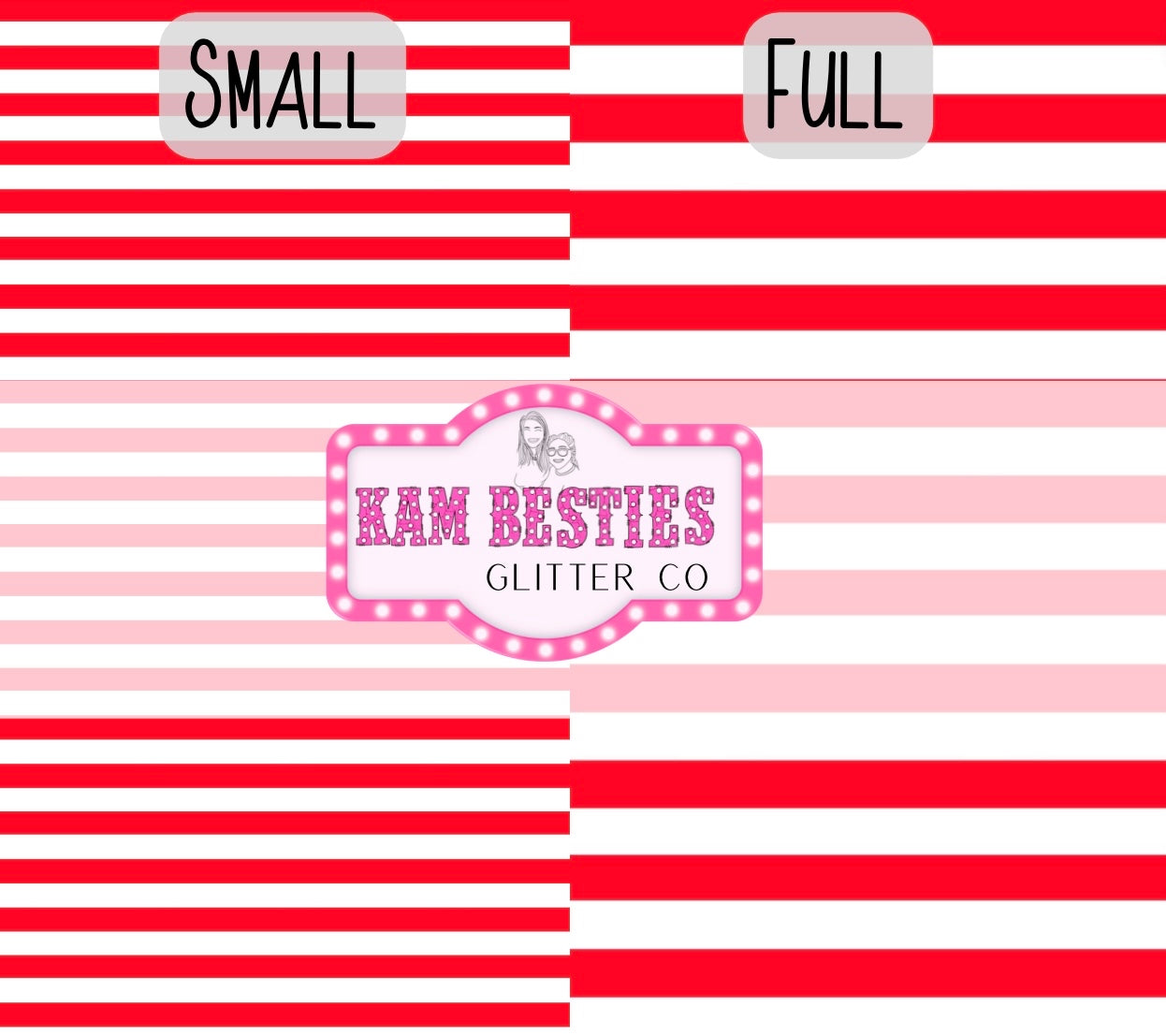 Red and white stripes