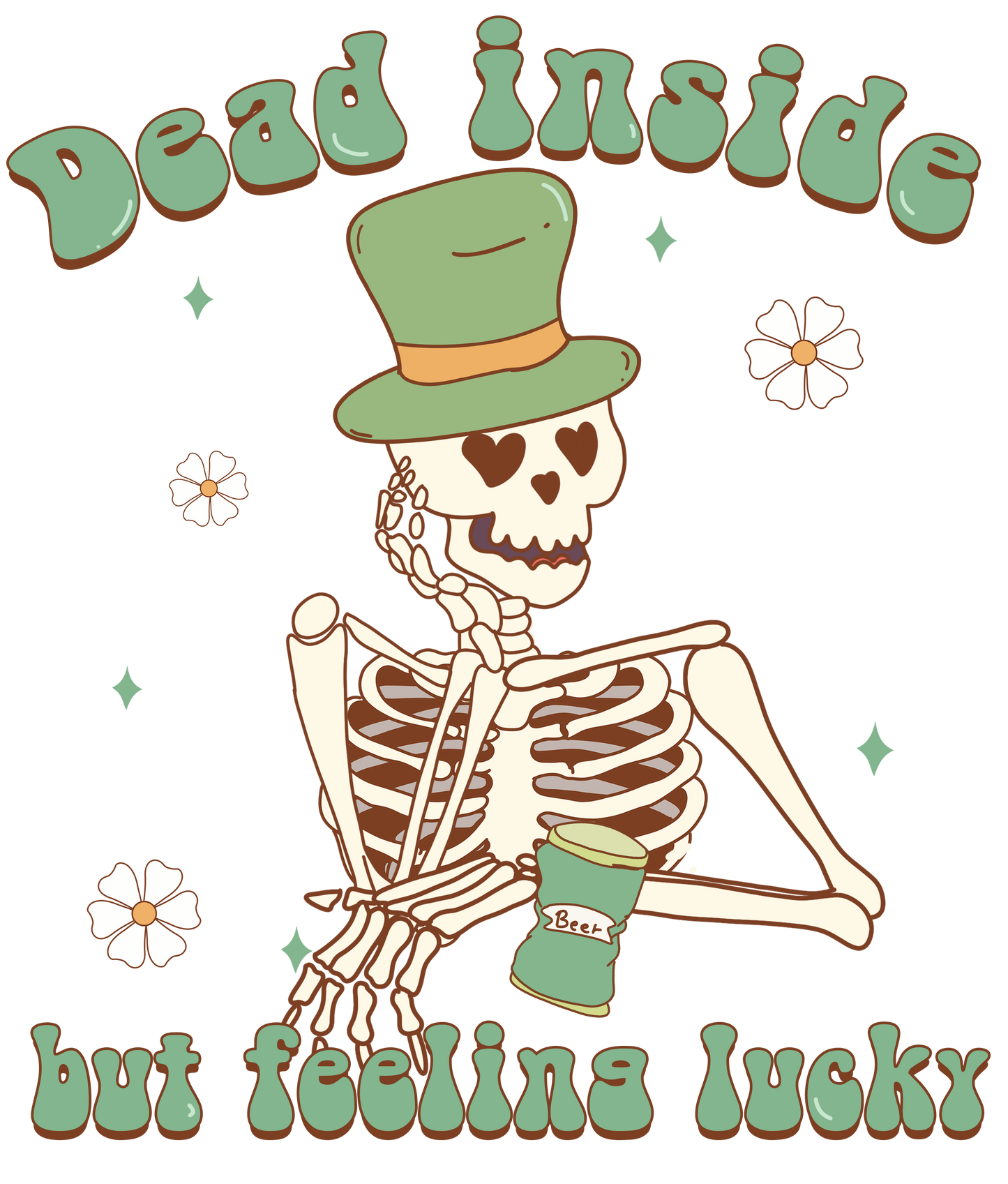 Dead Inside but Irish Decal