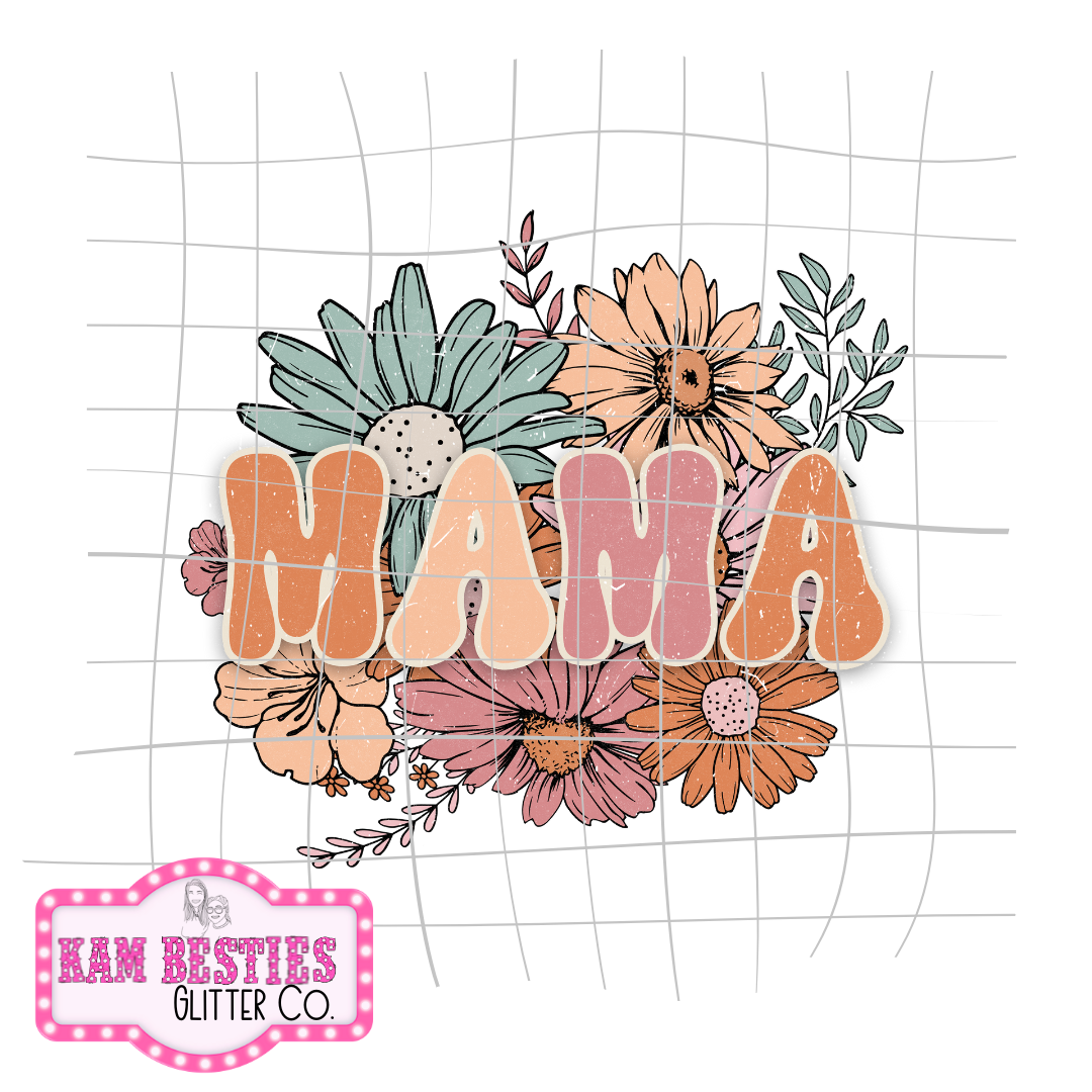 Floral Mama Decal