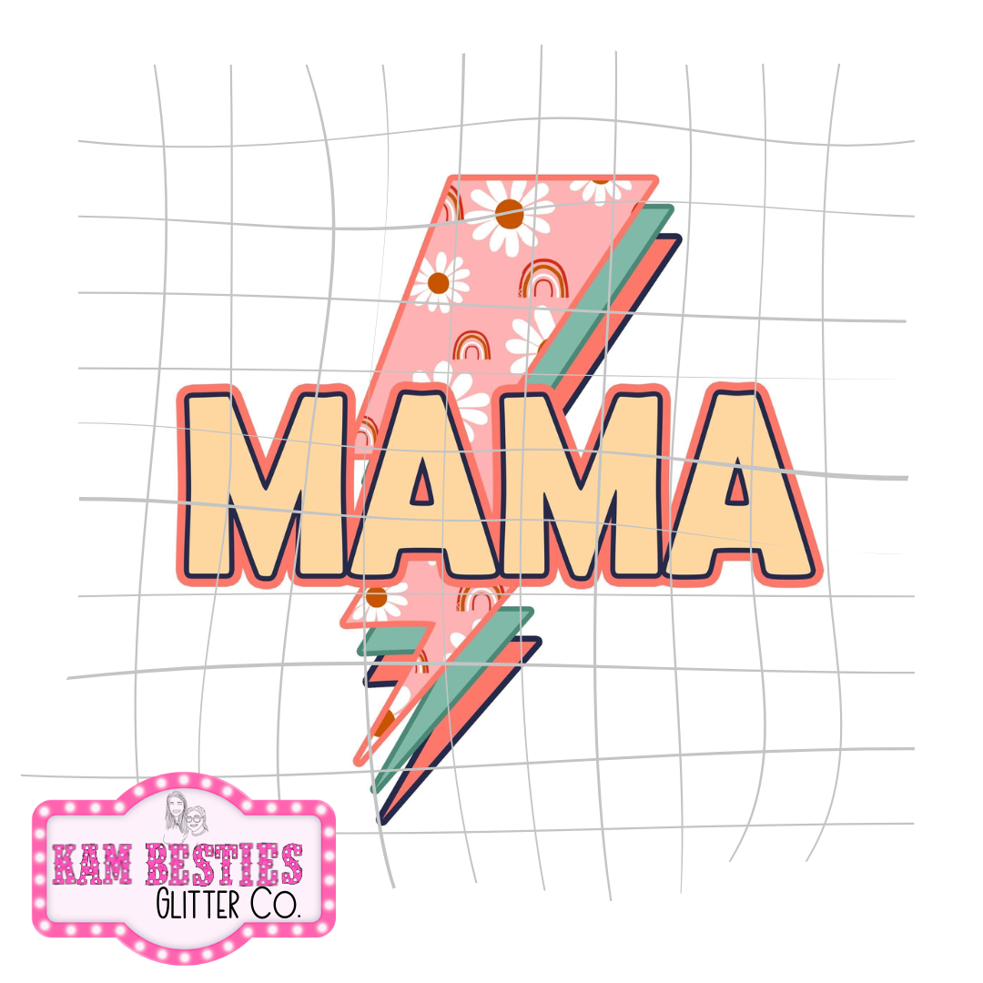 Flower Lighting Mama Decal