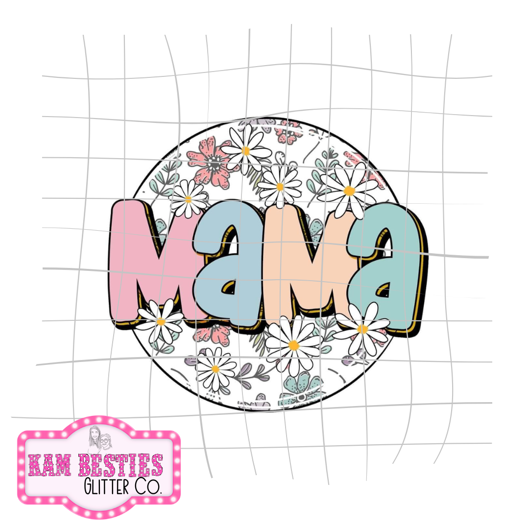 Sunflower Mama Decal