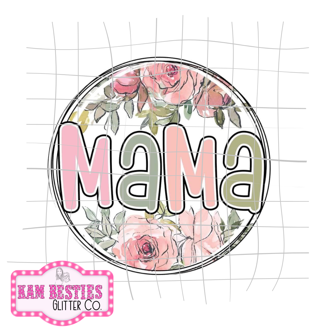 Roses Mama Decal
