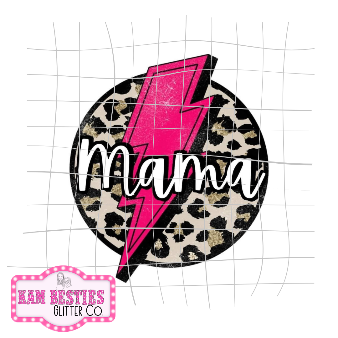 Cheetah Mama Decal