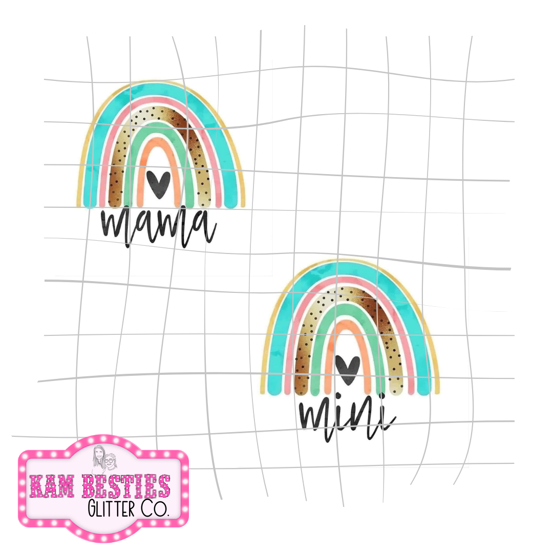 Rainbow Mama Mini Decal