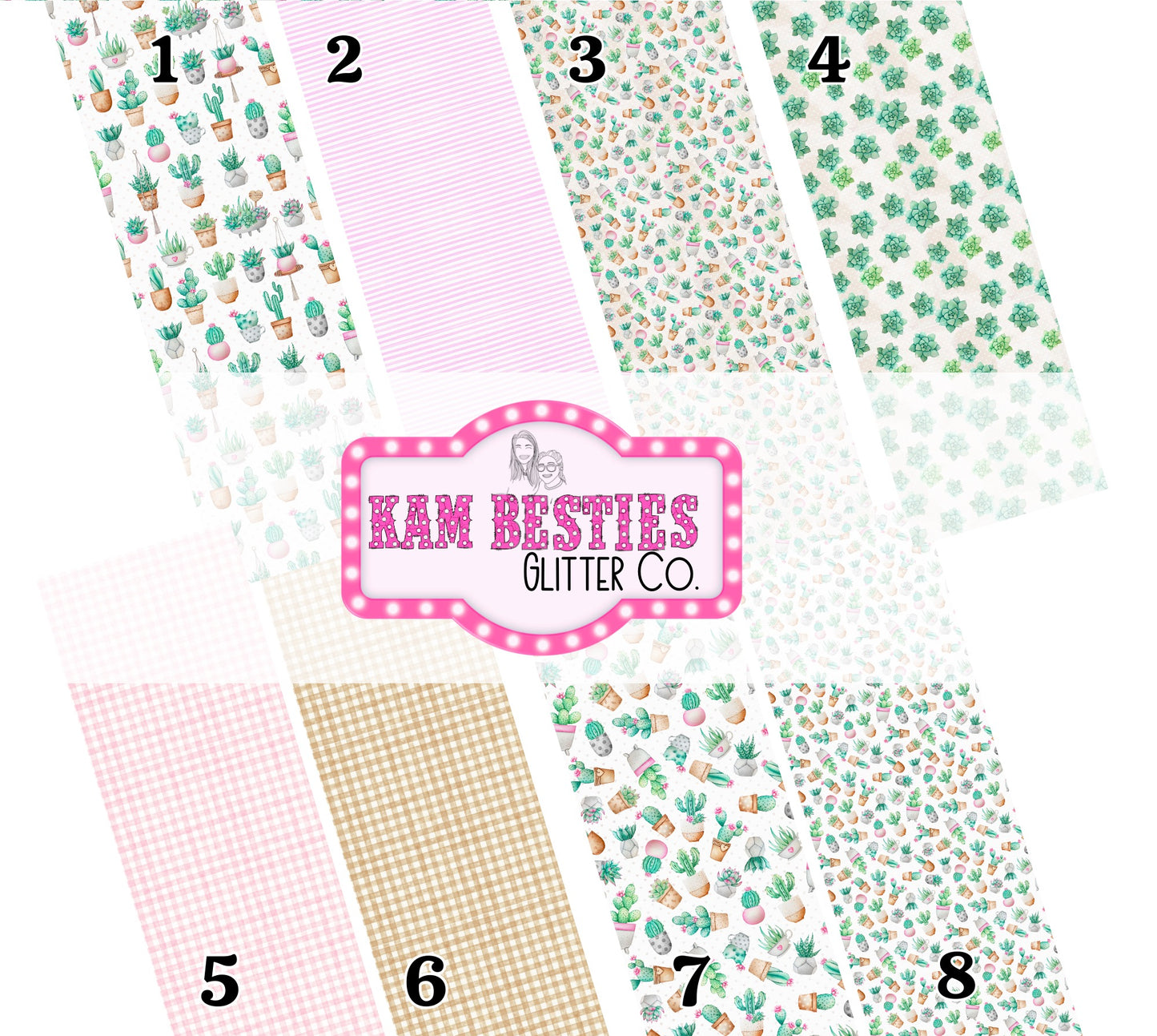 Succulent pen wraps