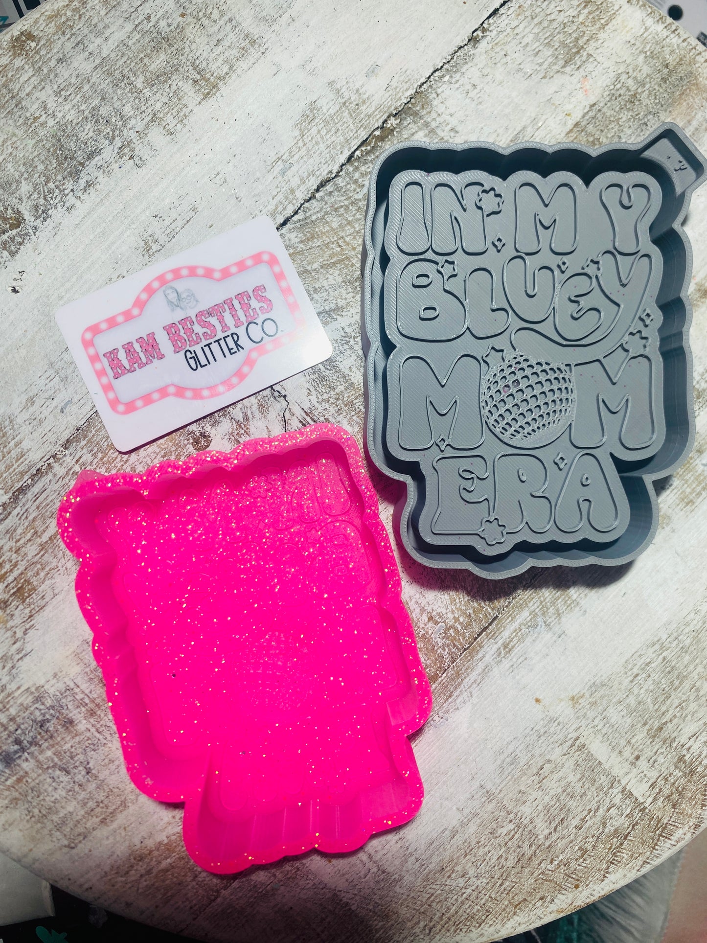 In my blue dog mom era mold