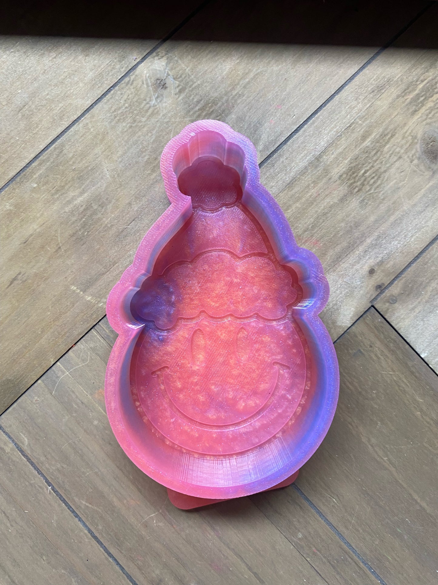 Winter smiley freshie mold