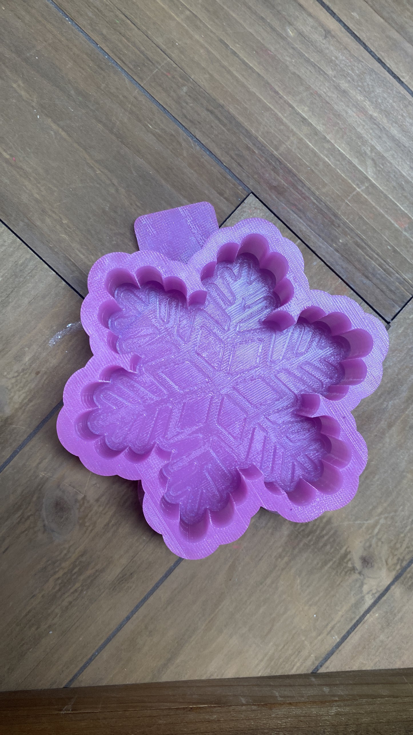 Snowflake Freshie Mold