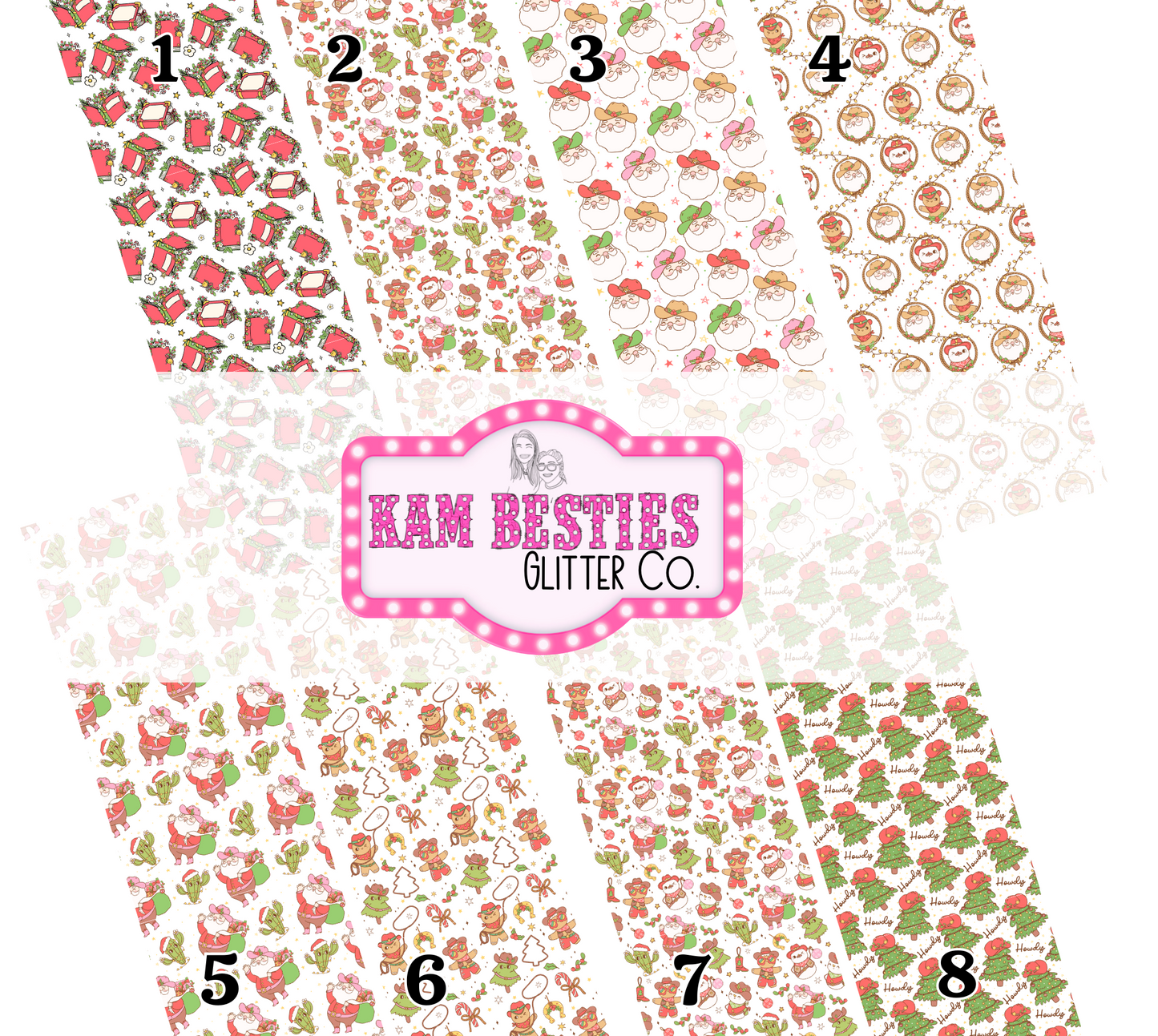 Western Christmas Pen wraps