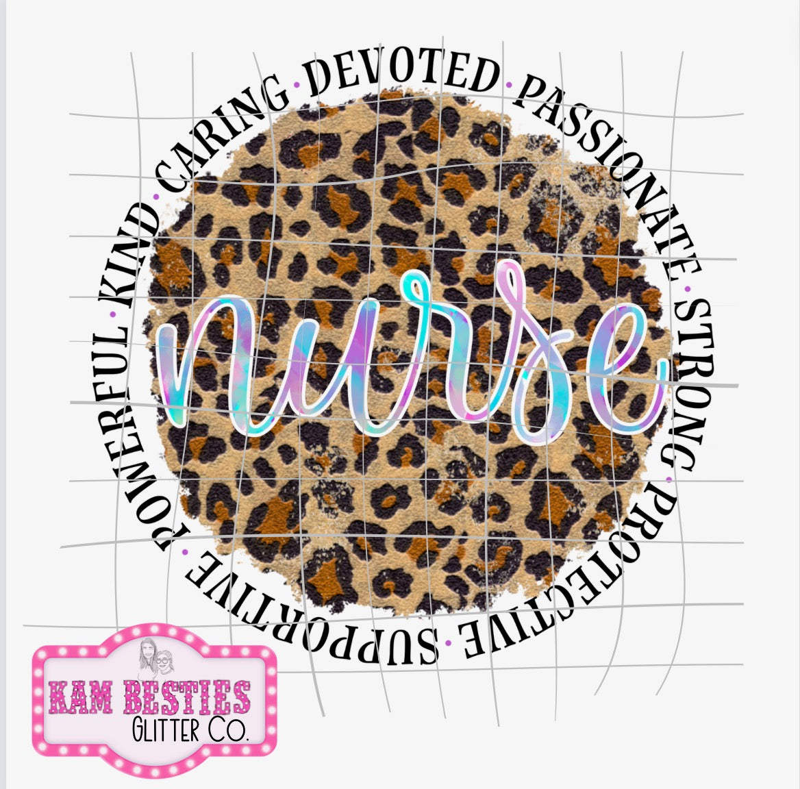 Nurse circle leopard