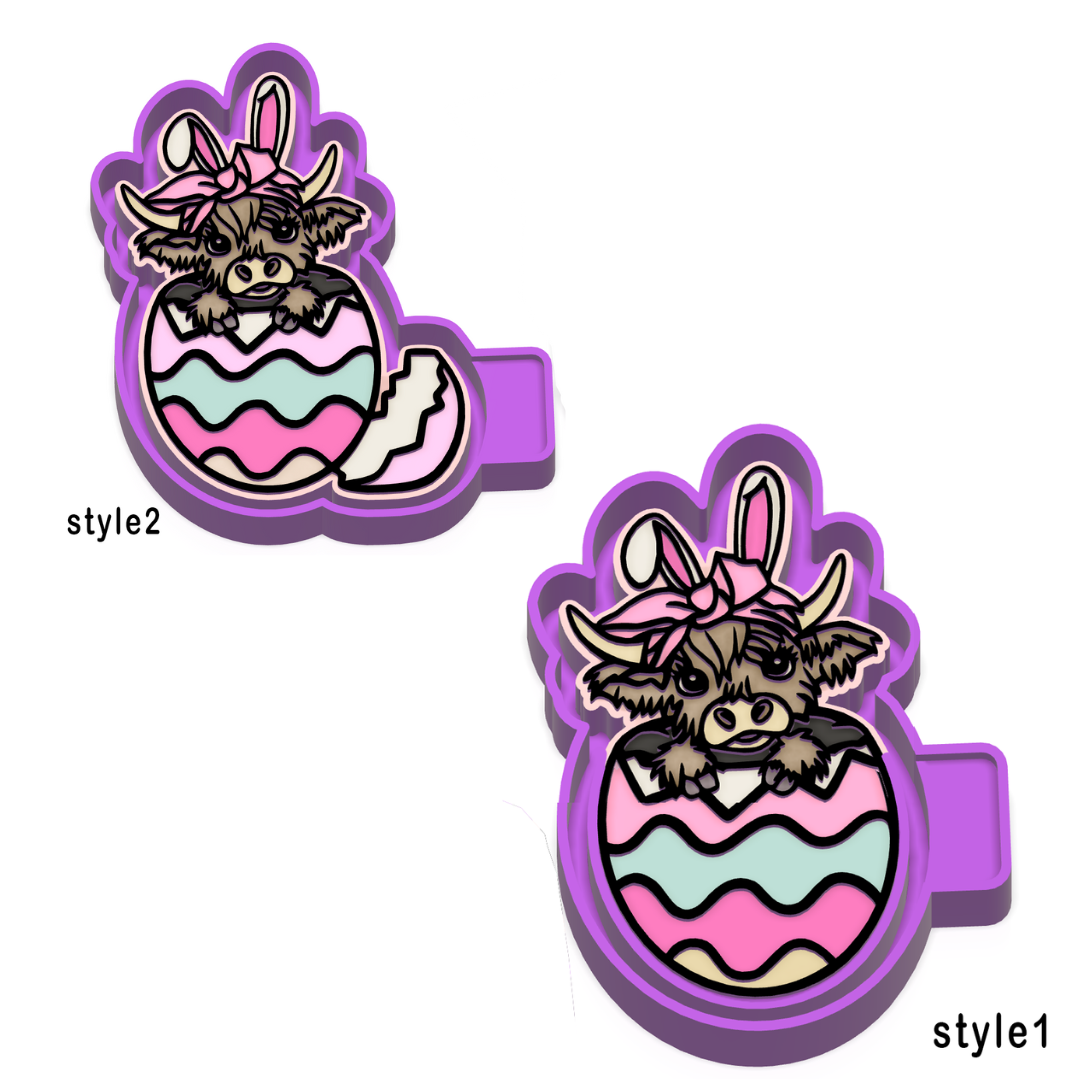 Easter egg cow vents