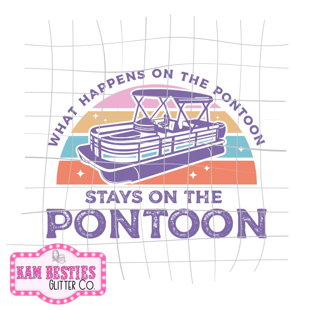 What happens on the pontoon