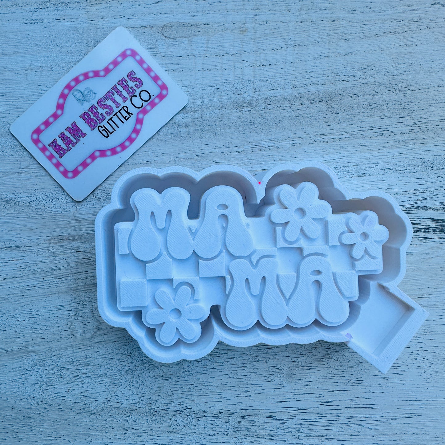 Mama flowers mold full size