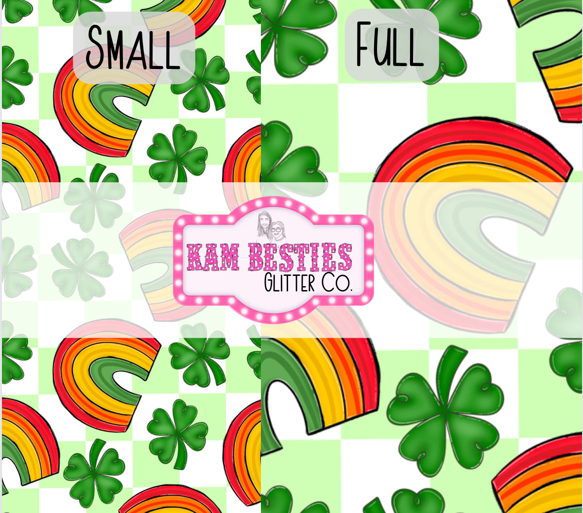 Checkered Lucky Rainbows