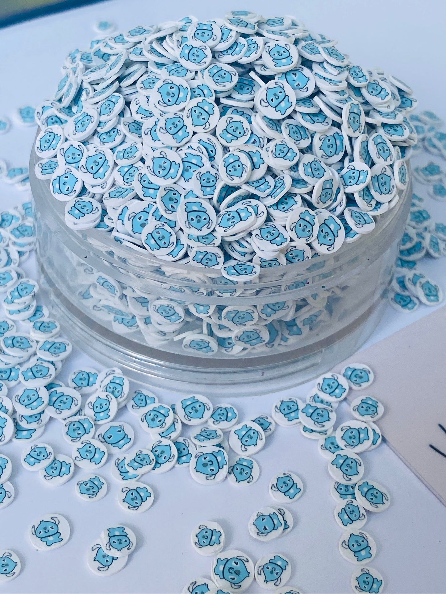 Blue Guy Clay slices