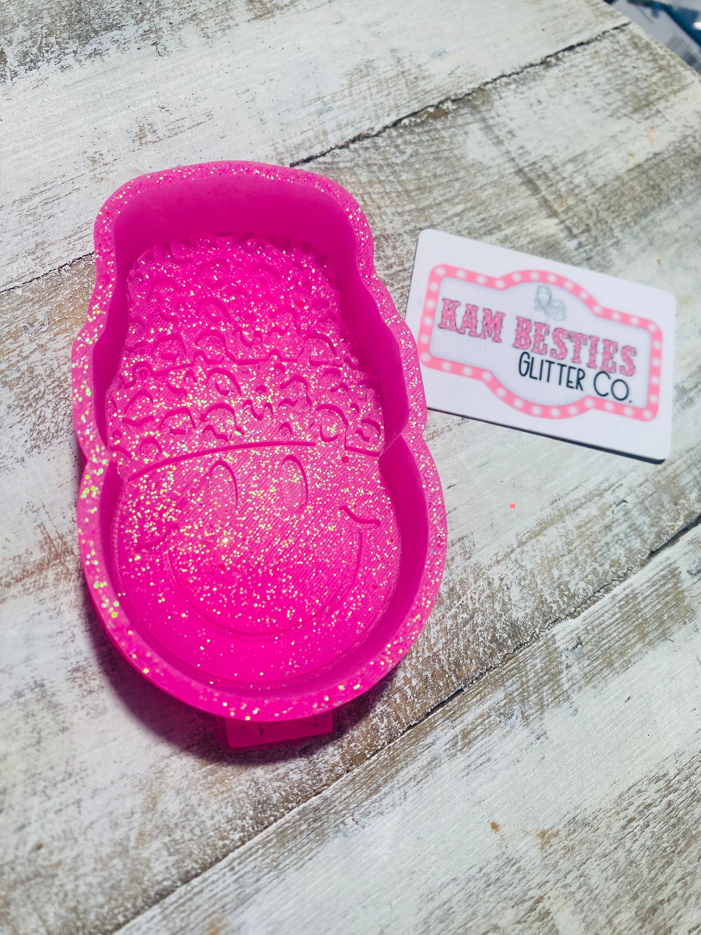 Leopard Beanie Smiley Mold