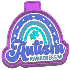 Autism awareness rainbow