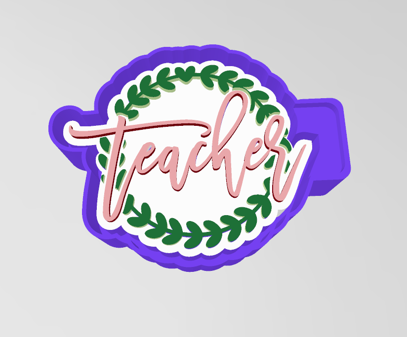 Teacher wreath