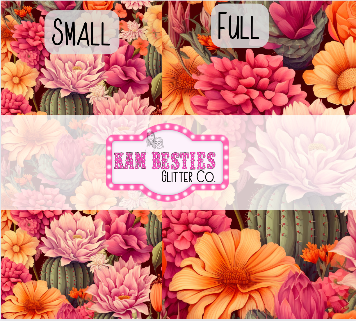Pink cactus floral