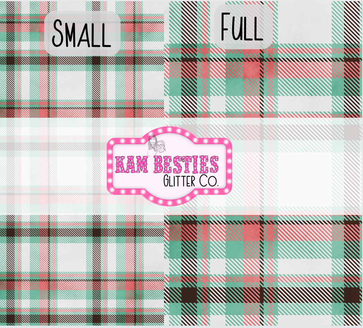 Brown and orange Plaid