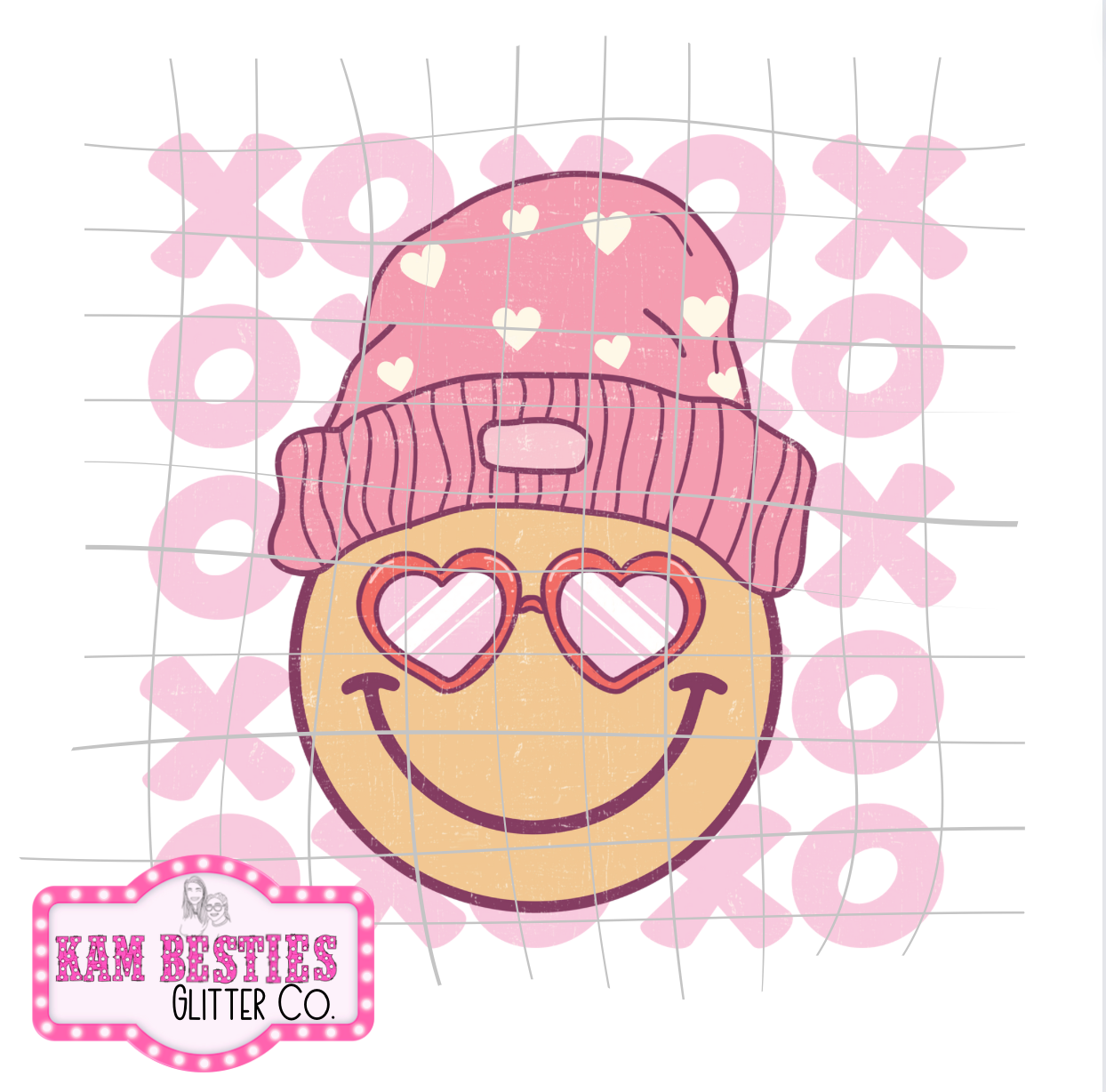 XOXO Hat Decal