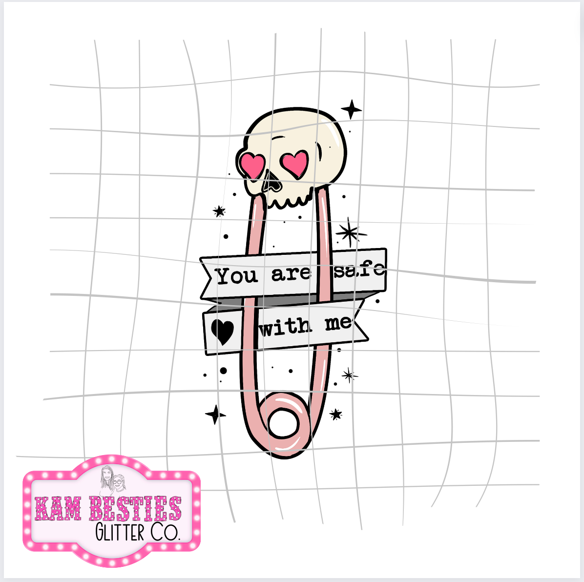 Safe With Me Decal