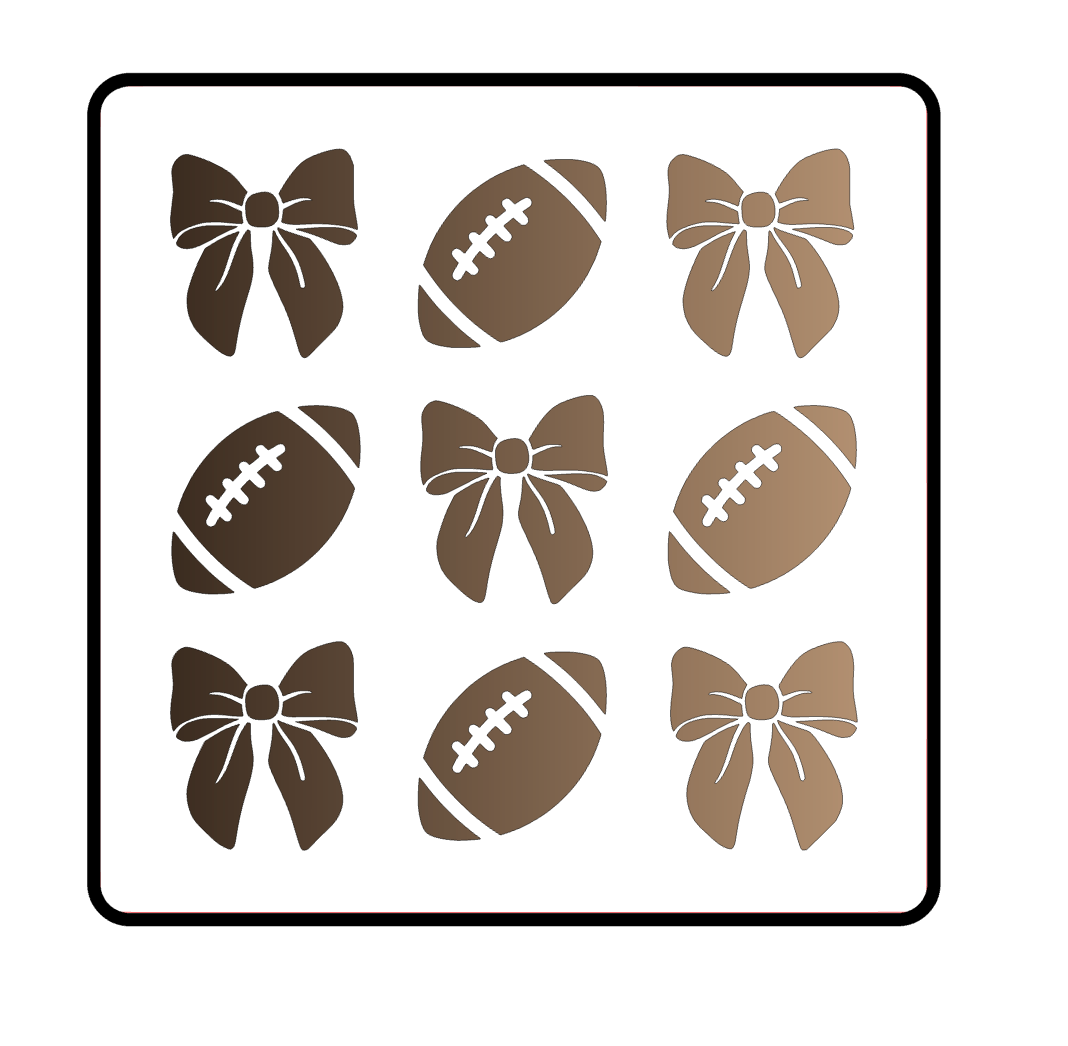 Football and bows INSERT