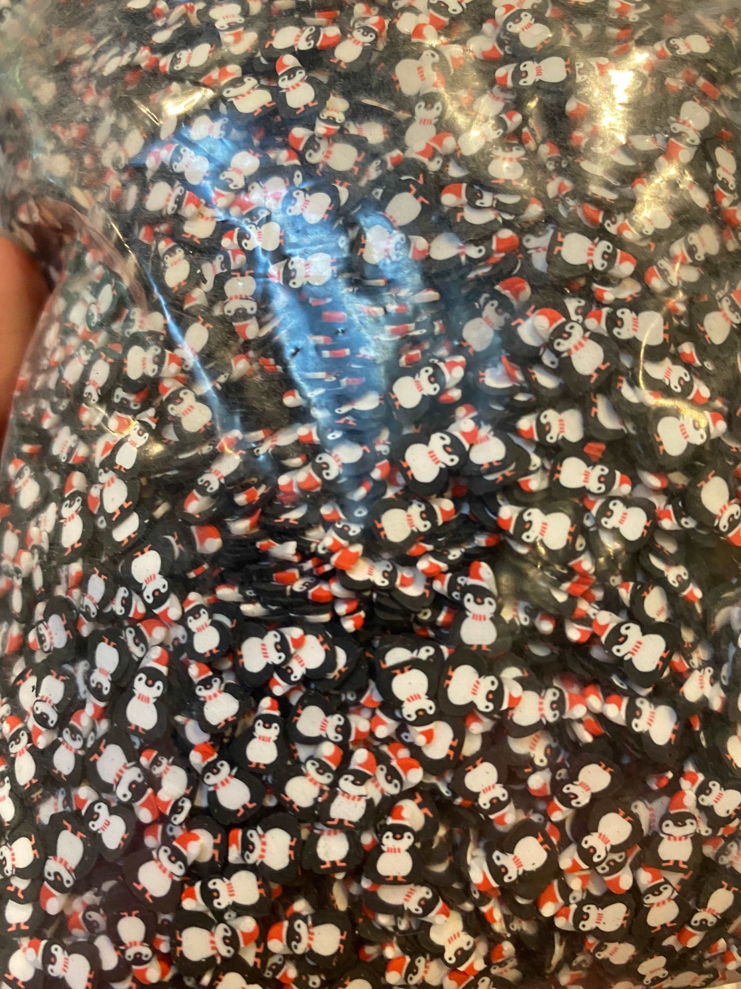 Clay sprinkles penguin