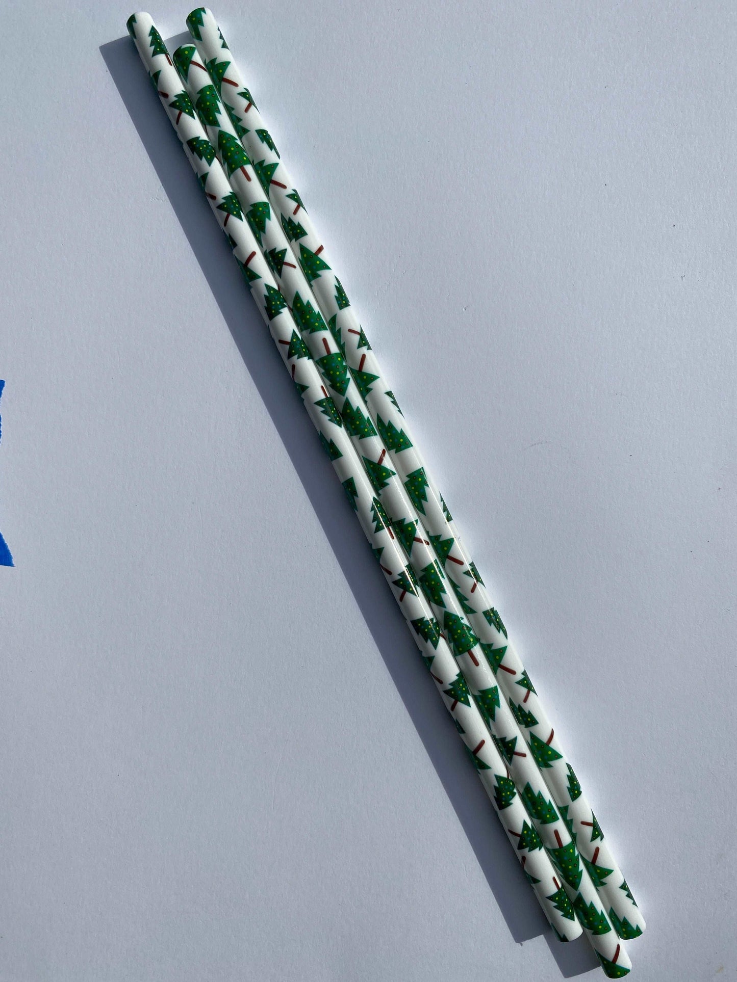 Christmas tree straw