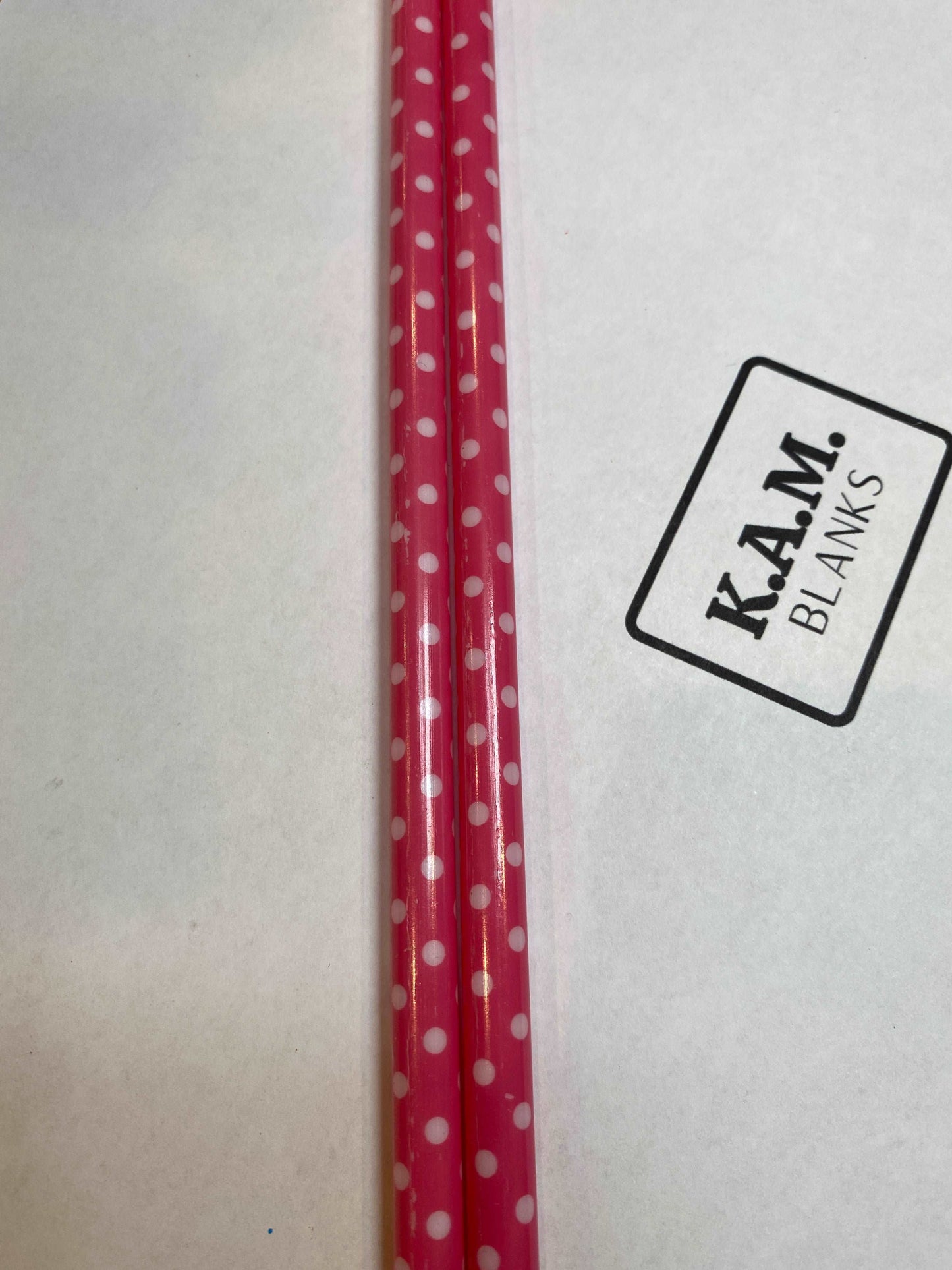 Dark pink polka dots