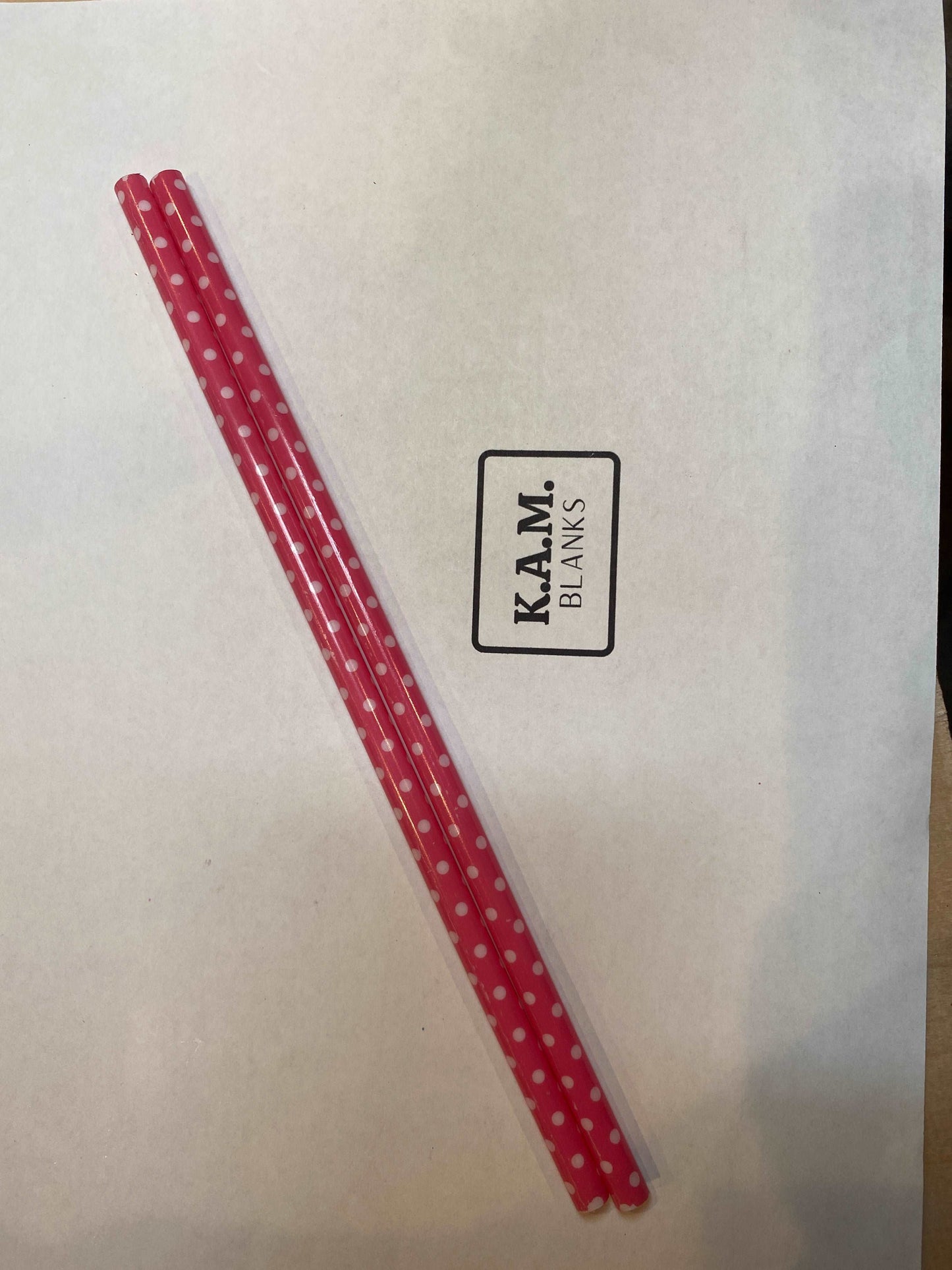 Dark pink polka dots