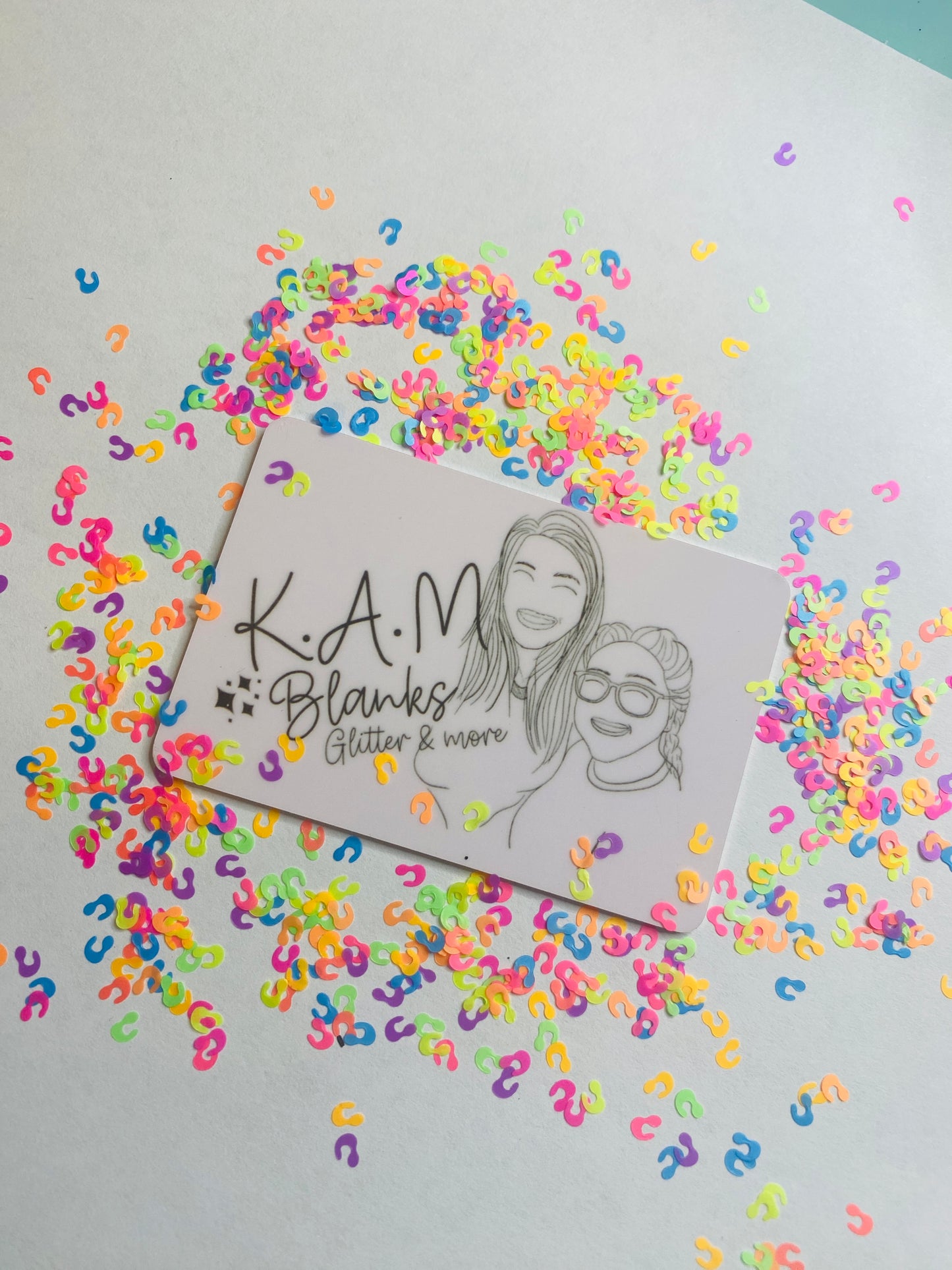 Colorful leopard shapes