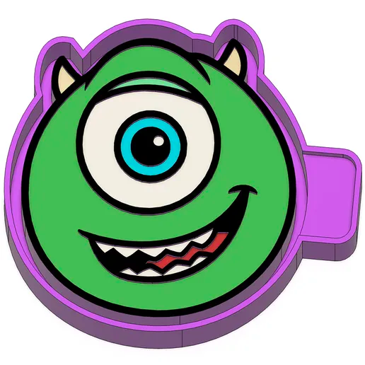 monsters inc logo sticker Monsters Inc – KAM BESTIES Glitter co