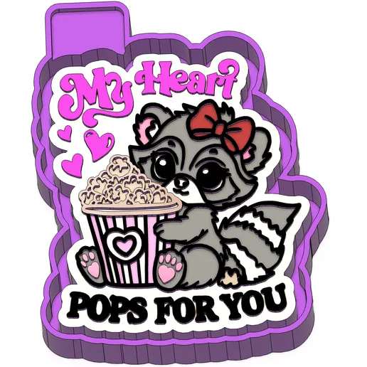 My Heart pops for you mold