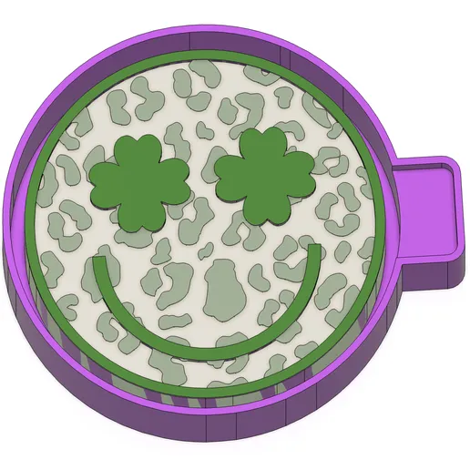 Leopard Smiley Freshie Mold