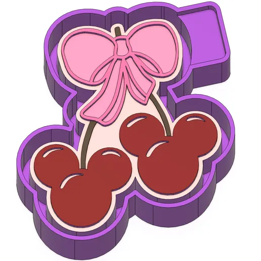 Mouse Cherries Freshie Mold