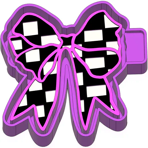 Checkered Bow Mold *