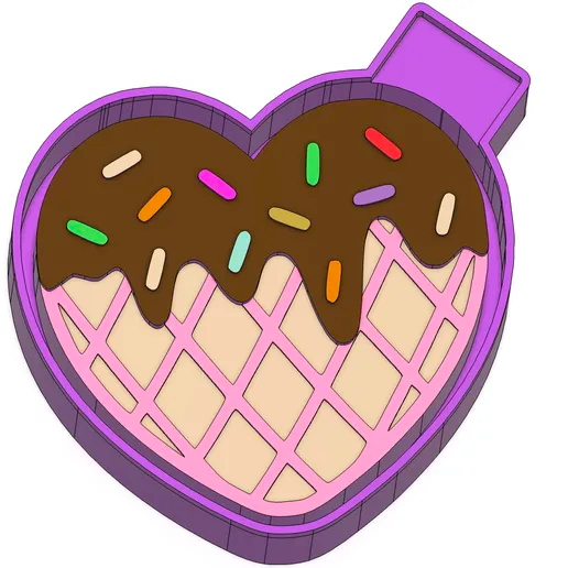 Ice cream heart