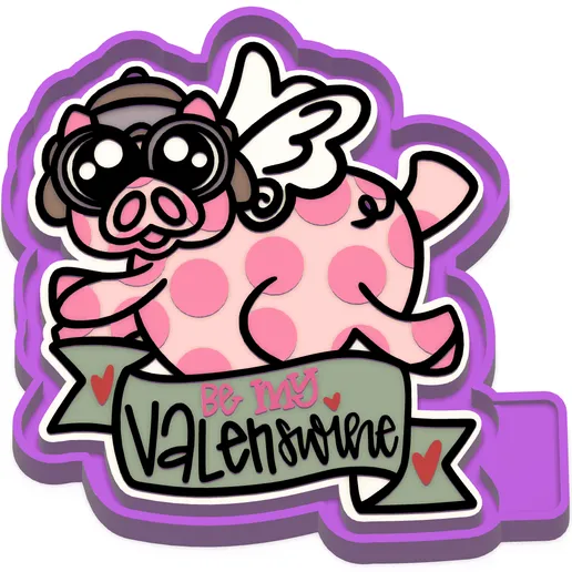 Pig Be Mine Freshie Mold