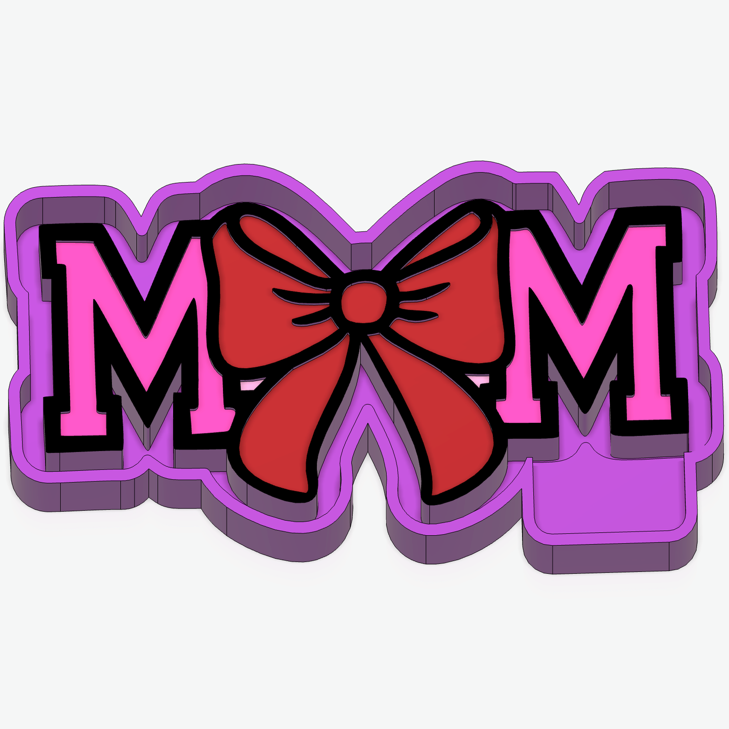 Mom with bow