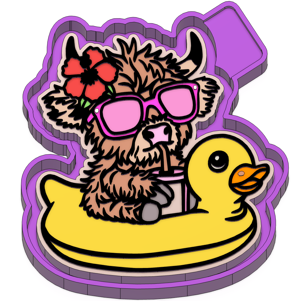 Highland with floaty