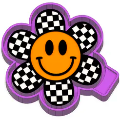 Checkered Daisy Mold