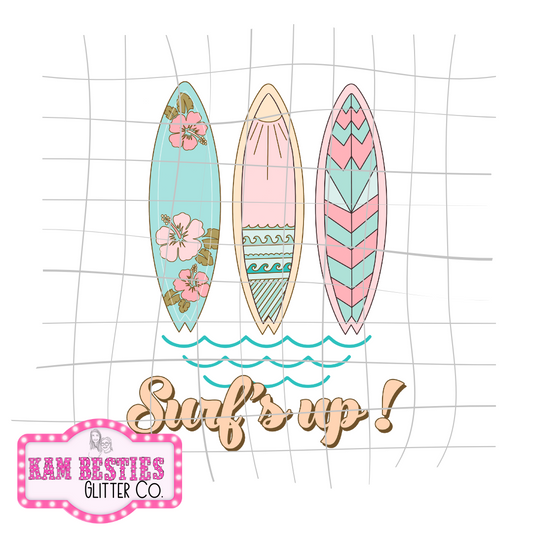 Surfs Up Decal