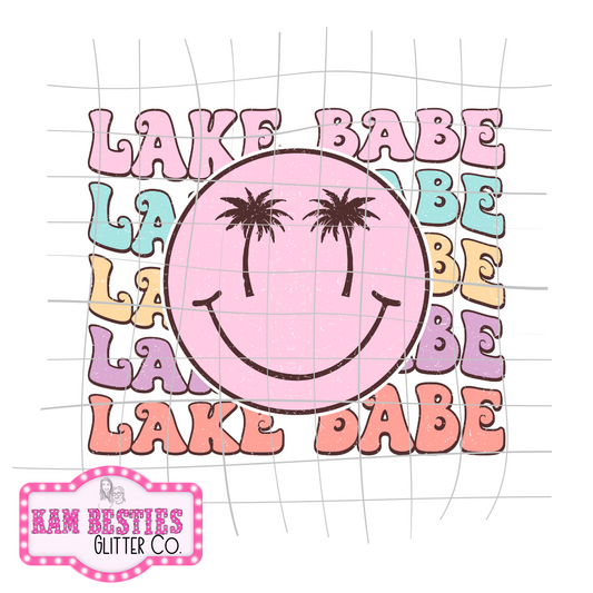 Smiley Lake Babe Decal