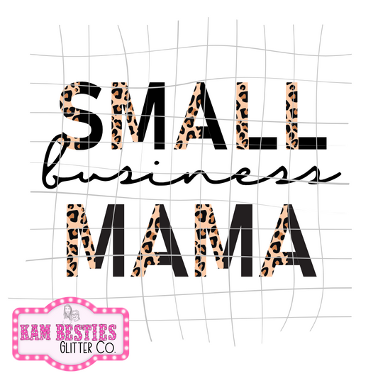 Black/Brown Small Business Mama Decal