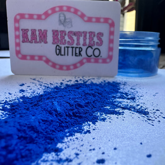 Deep blue mica powder