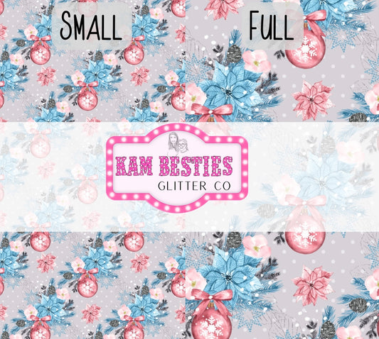 Pastel Christmas floral
