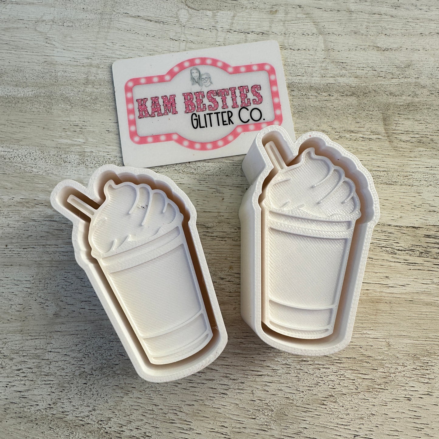Iced coffee freshie mold vent size